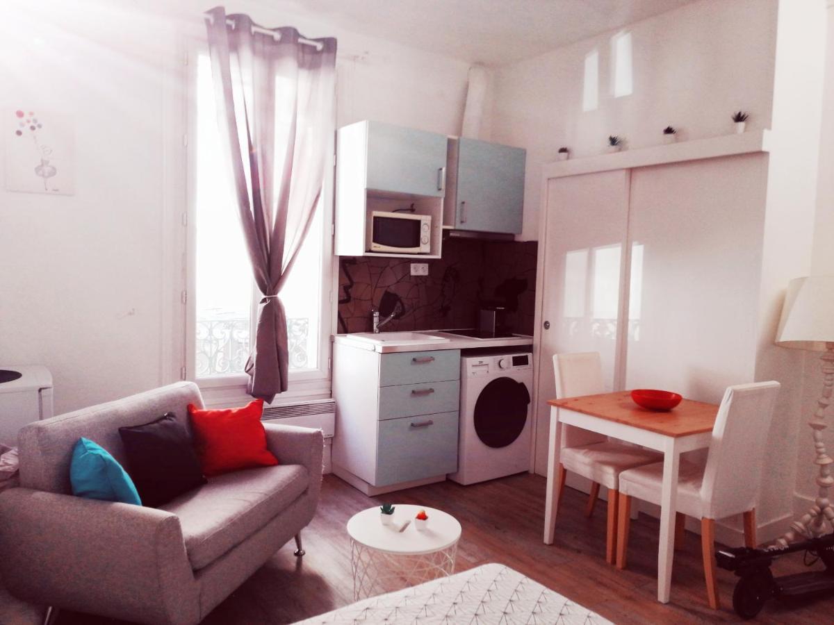 Studio Situe Dans Un Quartier Calme Et Residentiel A Montrouge A Seulement 2 Minutes Du Metro Zewnętrze zdjęcie
